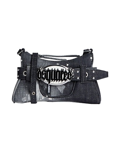 DSQUARED2 Across-body bag Black 100% Cotton