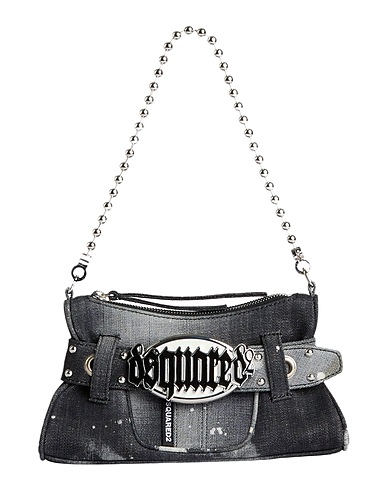 DSQUARED2 Borsa a mano Antracite 100% Cotone