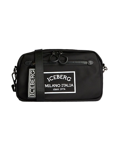 ICEBERG Umhängetasche Schwarz 100% Polyester