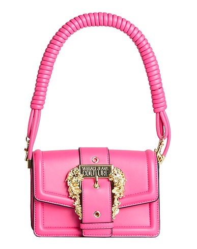 VERSACE JEANS COUTURE Handbag Fuchsia 100% Polyester, Polyurethane resin