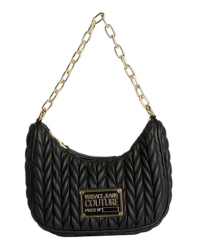 VERSACE JEANS COUTURE Handbag Black 100% Polyester