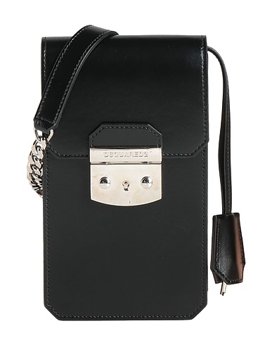 DSQUARED2 Across-body bag Black Calfskin