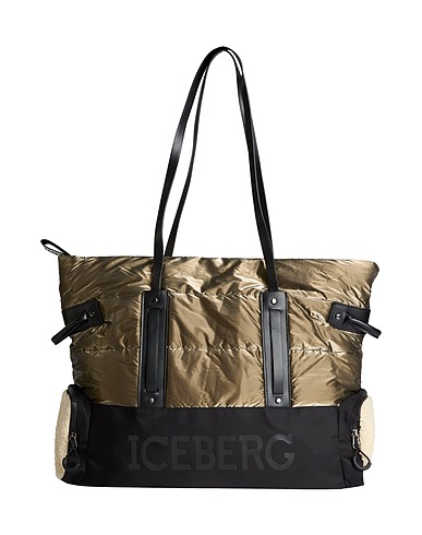 ICEBERG Shoulder bag Bronze 100% Polyester