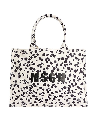 MSGM Handbag Off white Textile fibers