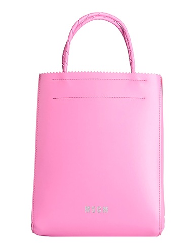MSGM Handbag Fuchsia Leather