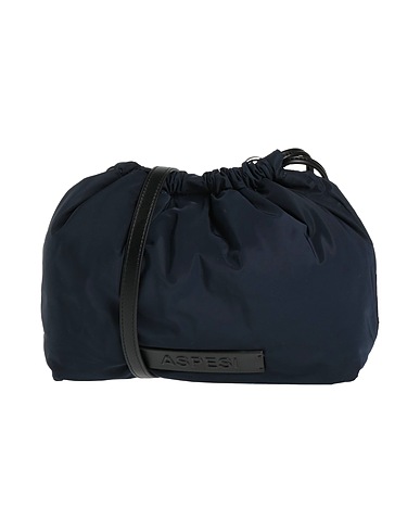 ASPESI Across-body bag Midnight blue 100% Polyester