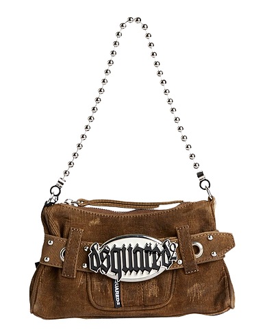 DSQUARED2 Handbag Brown 100% Cotton