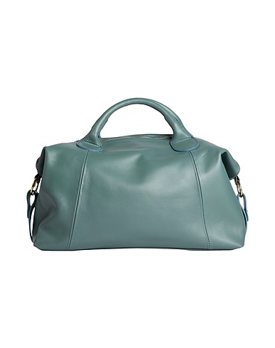 LAURA DI MAGGIO Bolso de mano Verde agua profundo Cuero