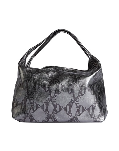 LAURA DI MAGGIO Handbag Silver Leather