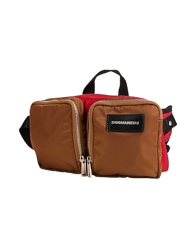 DSQUARED2 Belt Bags Brown Textile fibers