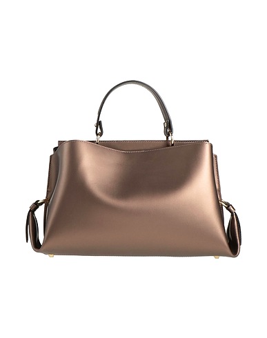 LAURA DI MAGGIO Handbag Bronze Leather