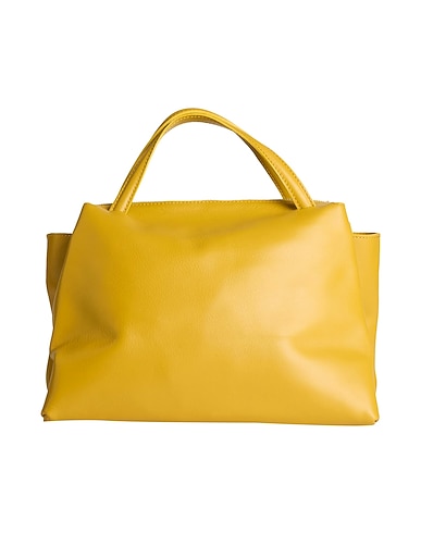 LAURA DI MAGGIO Handbag Mustard Leather