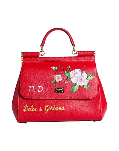 DOLCE&GABBANA Handbag Red 100% Calfskin