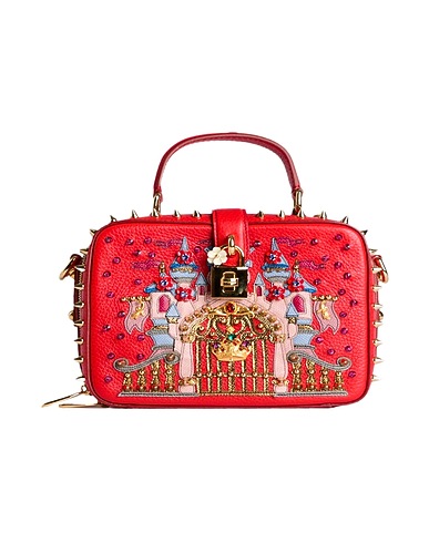 DOLCE&GABBANA Handbag Red Calfskin