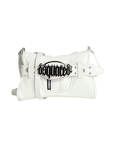 DSQUARED2 Across-body bag White 100% Leather