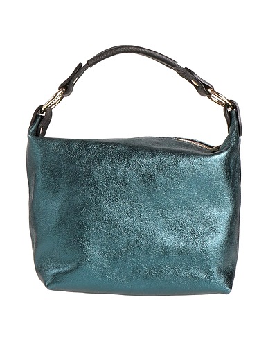 LAURA DI MAGGIO Handbag Deep teal Leather