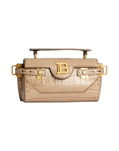 BALMAIN Handbag Beige Cow leather