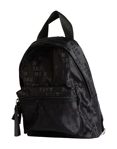 MSGM Rucksacks Black 100% Polyester