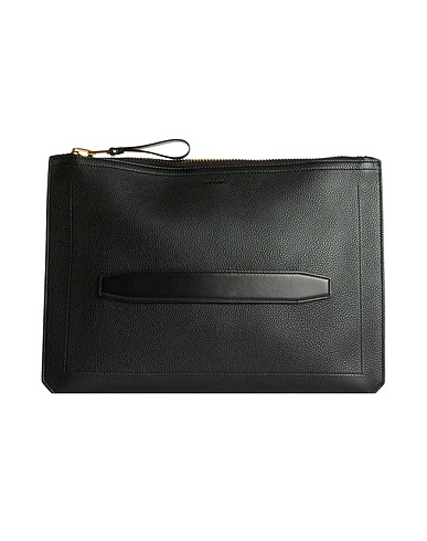 TOM FORD Handtasche Schwarz 100% Kalbsleder