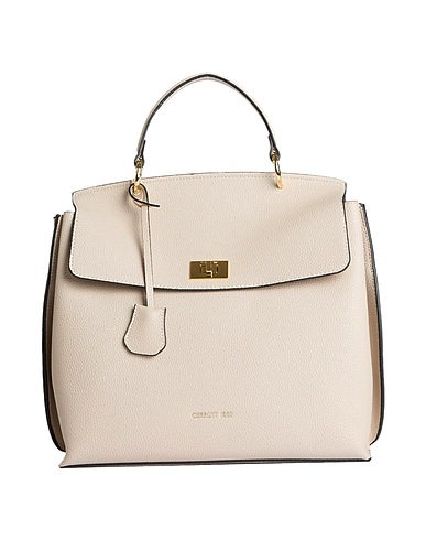 CERRUTI 1881 Handtasche Hellgrau 100% Kalbsleder