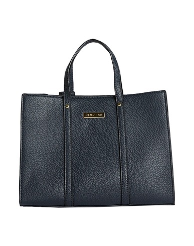 CERRUTI 1881 Handbag Navy blue 100% Polyurethane
