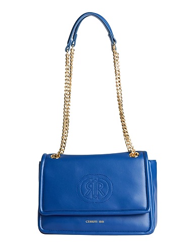 CERRUTI 1881 Borsa a spalla Blu 100% Poliuretano