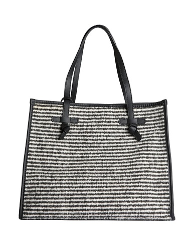 GIANNI CHIARINI Handbag Black Textile fibers
