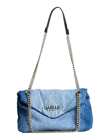 GAëLLE Paris Across-body bag Blue 100% Polyester