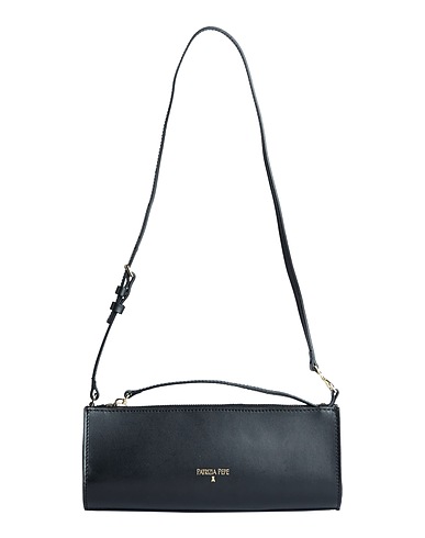 PATRIZIA PEPE Shoulder bag Black 100% Leather