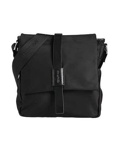 CERRUTI 1881 Across-body bag Black 80% Nylon, 20% Calfskin