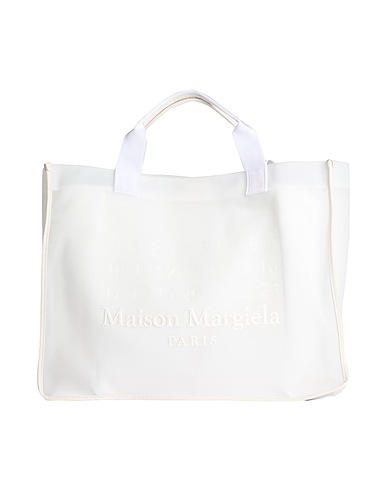 MAISON MARGIELA Handbag White 100% Polyamide, Polyurethane