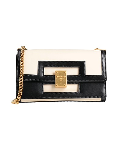 BALMAIN Across-body bag Cream Calfskin