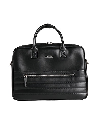 CERRUTI 1881 Aktentasche Schwarz 100% Kalbsleder