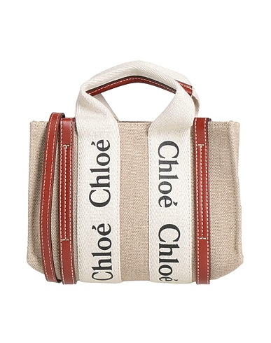 CHLOÉ Handbag Grey Textile fibers