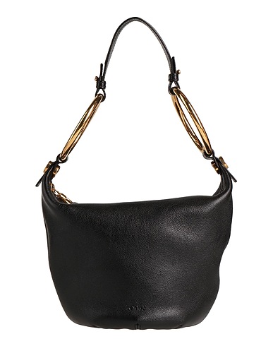 CHLOÉ Handtasche Schwarz 100% Büffelleder