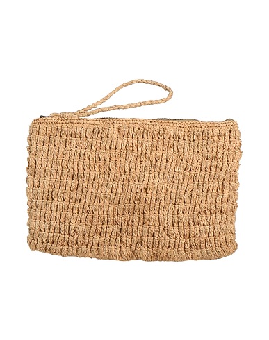 IBELIV Handbag Beige Natural raffia