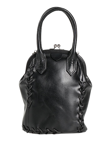 Y'S YOHJI YAMAMOTO Handtasche Schwarz Rindsleder