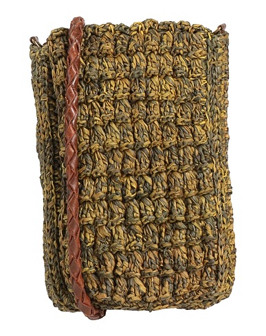 IBELIV Across-body bag Military green Natural raffia