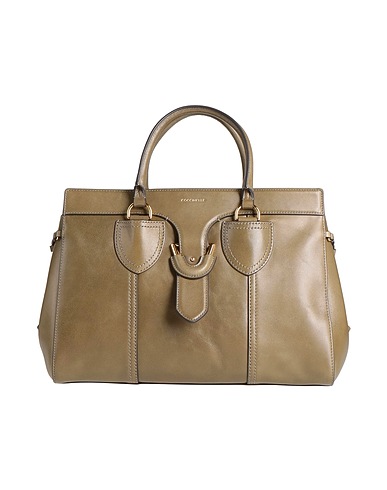 COCCINELLE Handbag Military green Leather