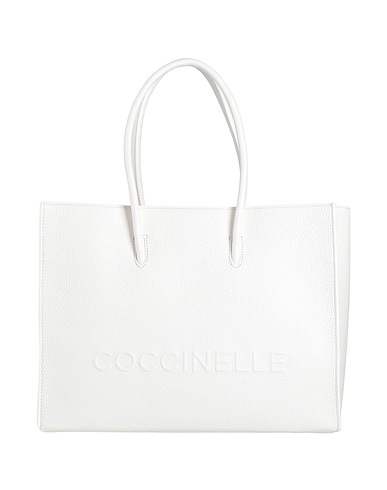 COCCINELLE Handbag White Leather