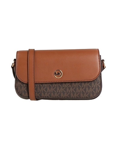 MICHAEL MICHAEL KORS Across-body bag Brown 89% PVC - Polyvinyl chloride, 10% Polyester, 1% Polyurethane