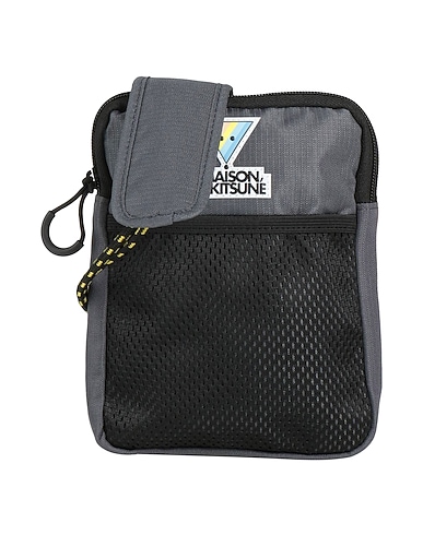 MAISON KITSUNÉ Handbag Charcoal 100% Polyester