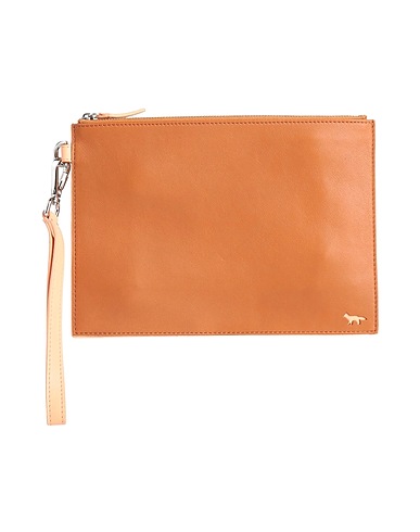 MAISON KITSUNÉ Handbag Brown 100% Cowhide