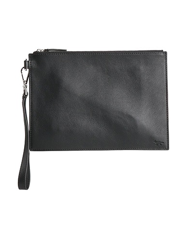 MAISON KITSUNÉ Handbag Black 100% Cowhide