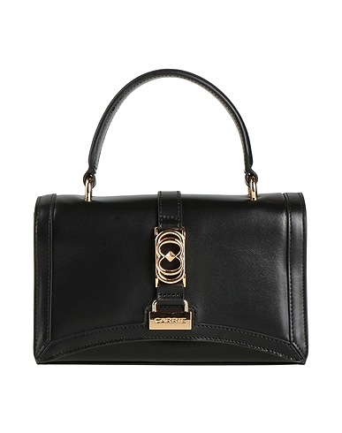 LA CARRIE Handbag Black Leather