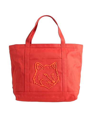 MAISON KITSUNÉ Bolso de mano ROSSO POMODORO 100% Algodón