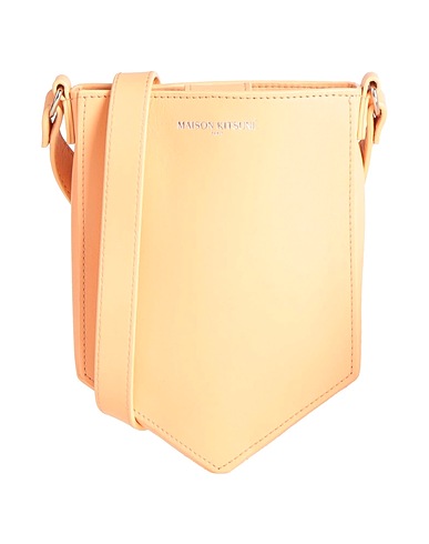 MAISON KITSUNÉ Across-body bag Apricot Leather