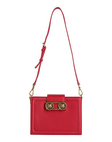 JUST CAVALLI Borsa a spalla Rosso 100% Poliestere, Resina poliuretanica