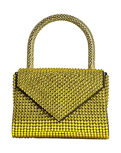 GEDEBE Handbag Yellow Textile fibers