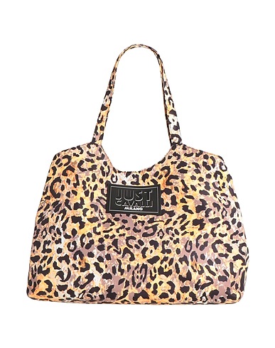 JUST CAVALLI Shoulder bag Yellow 100% Polyester